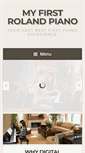 Mobile Screenshot of myfirstrolandpiano.com